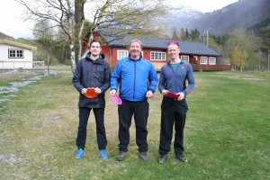 Pallen: F.v. Lars Tomas Håseth (3.plass), Richard Moen (1.plass) og Robert Hammer (2.plass).
